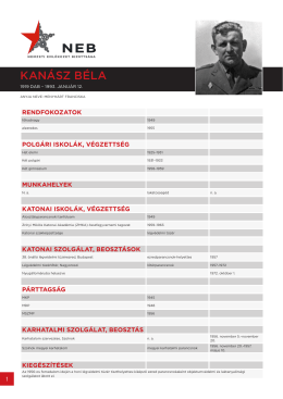 KANÁSZ BÉLA