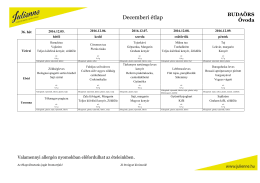 Decemberi &eacute;tlap