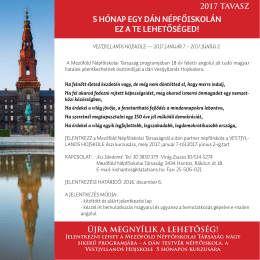 "Iskola az &eacute;let&eacute;rt!" ( &ndash; katt)