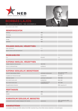 BORB&Aacute;S LAJOS