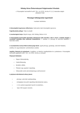 Pályázat - retsag.hu