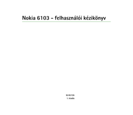 nokia_6103_usermanual_hu 927 KB Kézikönyv