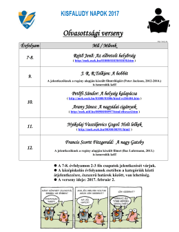 Olvasottsági verseny