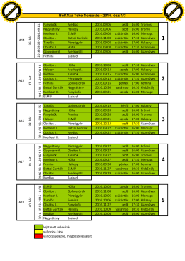 BuKSza Teke Sorsol&aacute;s