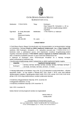 GYŐR-MOSON-SOPRON MEGYEI KORMÁNYHIVATAL