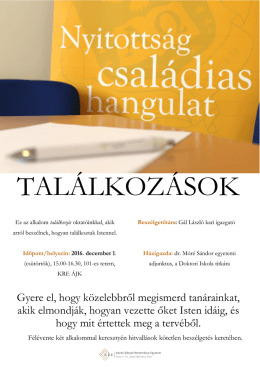 TALÁLKOZÁSOK