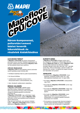 Mapefloor CPU/COVE Mapefloor CPU/COVE