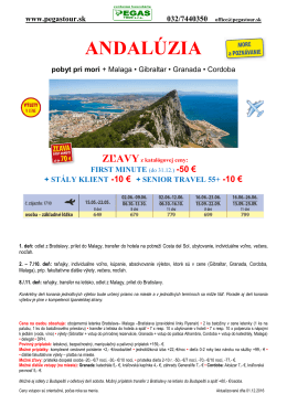 ANDAL&Uacute;ZIA - PEGAS TOUR