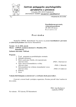 Pozvánka KP-VP,12-2016 - Centrum pedagogicko
