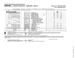 102445 Bratislava - Vel`ký Biel - Senec