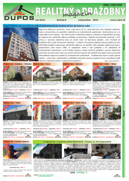 Realitný a dražobný magazín