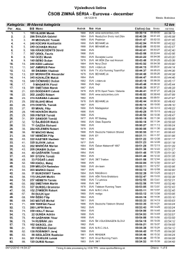 12 km - Sportsoft Timing