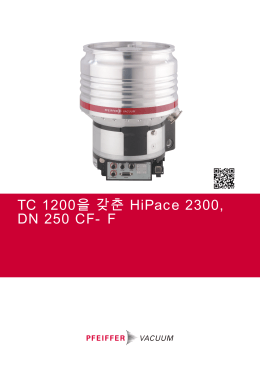 TC 1200을 갖춘 HiPace 2300, DN 250 CF-F