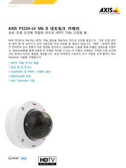AXIS P3224-LV Mk II 네트워크 카메라