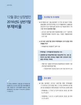 부채비율 - 한국상장회사협의회