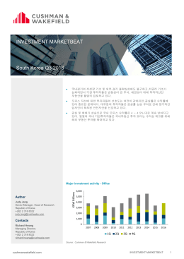 INVESTMENT MARKETBEAT South Korea Q3 2016