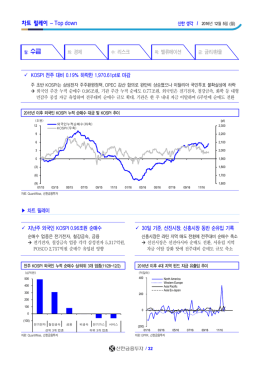 월: 수급 - 신한금융투자