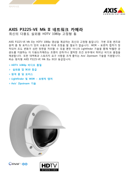 AXIS P3225-VE Mk II 네트워크 카메라