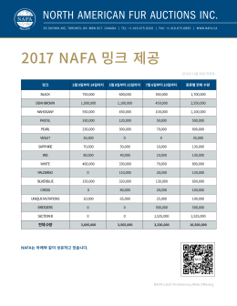 2017 NAFA 밍크 제공