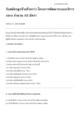ประกาศรับสมัคร