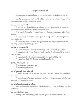 ข้อมูลด้านอาคารสถานที่ - วิทยาลัยสารพัดช่างชุมพร