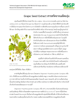 Grape Seed Extract สารสกัดจากเมล็ดองุ่น