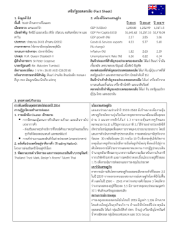 เครือรัฐออสเตรเลีย (Fact Sheet) - กรมส่งเสริมการค้าระหว่างประเทศ