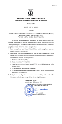 - Pelayanan Jakarta