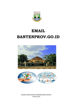 e-mail bantenprov.go.id - Bappeda Provinsi Banten