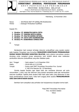 undangan kualifikasi MK rusun
