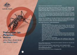 Pencegahan dan Pengobatan Malaria