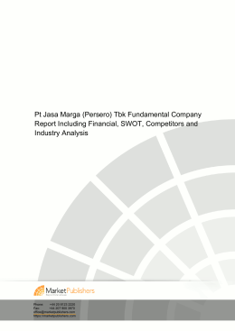 Pt Jasa Marga (Persero) Tbk Fundamental