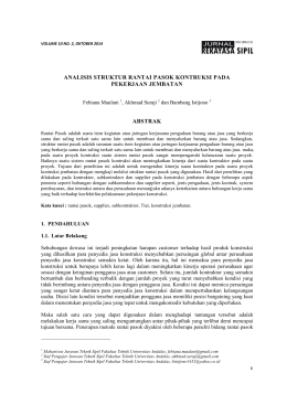 ANALISIS STRUKTUR RANTAI PASOK KONTRUKSI PADA