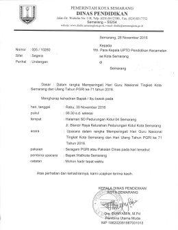 - Dinas Pendidikan Kota Semarang