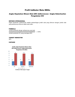 rofil Indikator Mutu MDGs