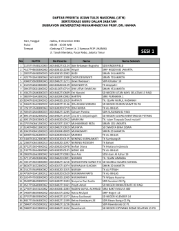 SESI 1 - Website Resmi Rayon 137 UHAMKA