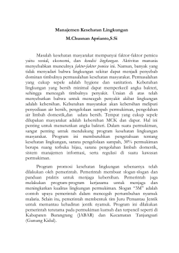 Chusnan-Manajemen Kesehatan Lingkungan