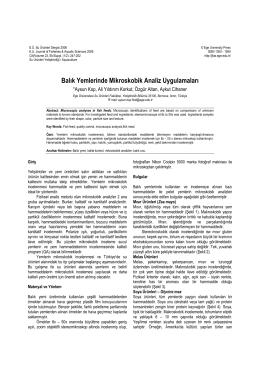 Balik Yemlerinde Mikroskobik Analiz Uygulamalari (PDF