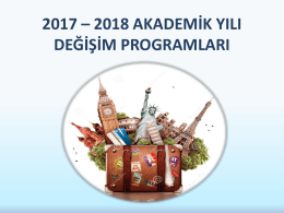 Değişim - Boğaziçi Üniversitesi