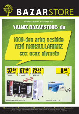 Yeni məhsullar