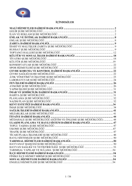 hesap işleri daire başkanlığı - Antalya B&uuml;y&uuml;kşehir Belediyesi