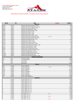 G&uuml;ncel Stok - Atasoy Zemin Market