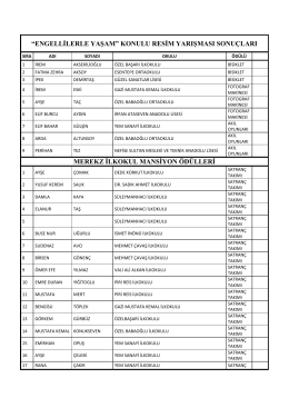 2016 engellilerle yaşam &ouml;d&uuml;l listesi