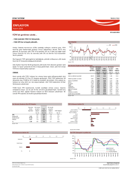 enflasyon - Oyak Yatırım