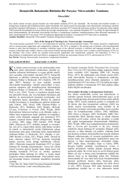 Hemşirelik Bakımında B&uuml;t&uuml;n&uuml;n Bir Par&ccedil;ası N&ouml;rovask&uuml;ler Tanılama