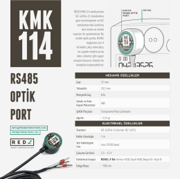 RS485 OPTİK PORT