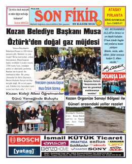 SAYI - Sonfikir Gazetesi