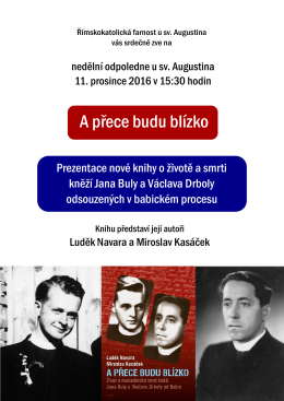 A přece budu blízko - Farnost svatého Augustina Brno