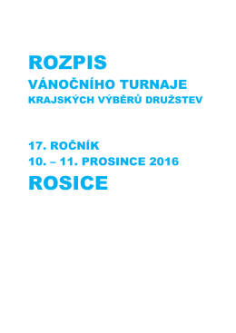 Rozpis