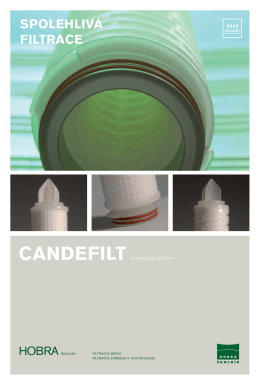 CANDEFILT filtrační svíčky (197.6KB, )